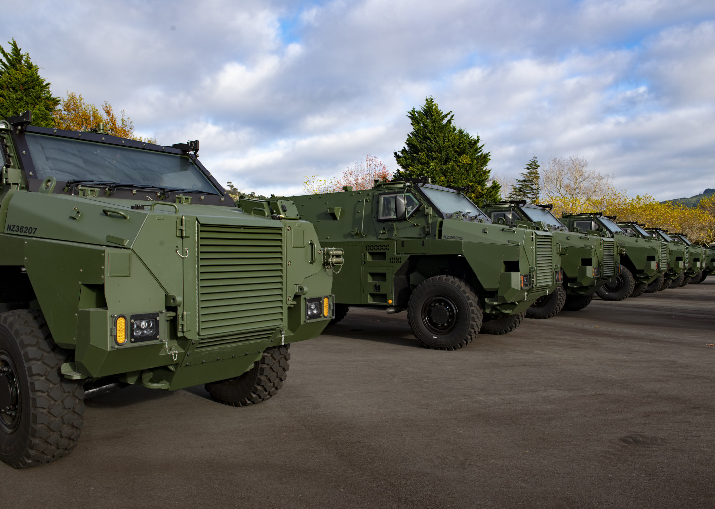 New Zealand Defence Force Bushmaster Protected Mobility Vehicles