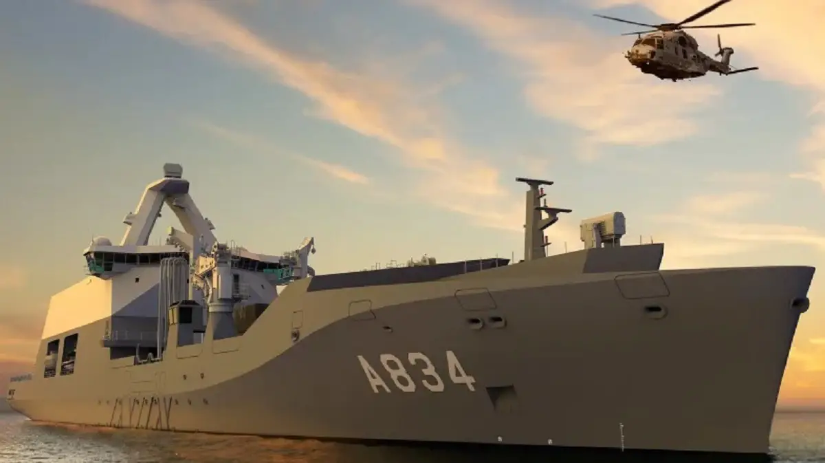 Damen Naval Builds Full Virtual Reality Version of Combat Support Ship (CSS) Den Helder