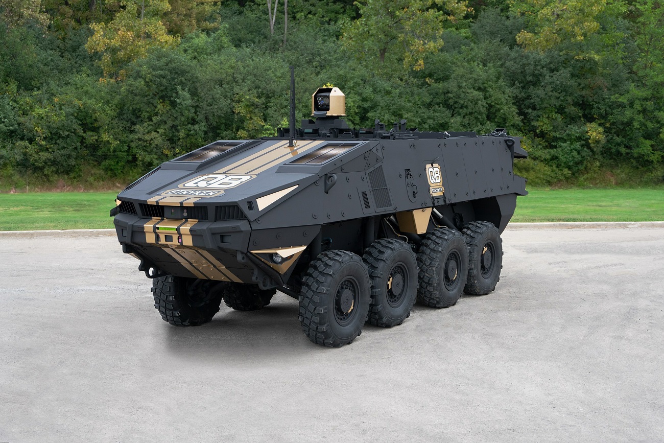 General Dynamics Unveils StrykerQB Technology Demonstrator at AUSA 2023