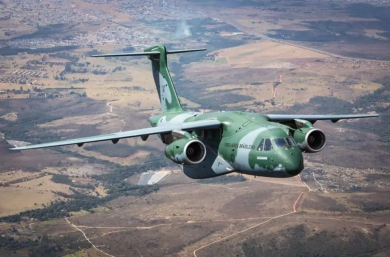 Brazilian Air Force KC-390 transport aircraft 