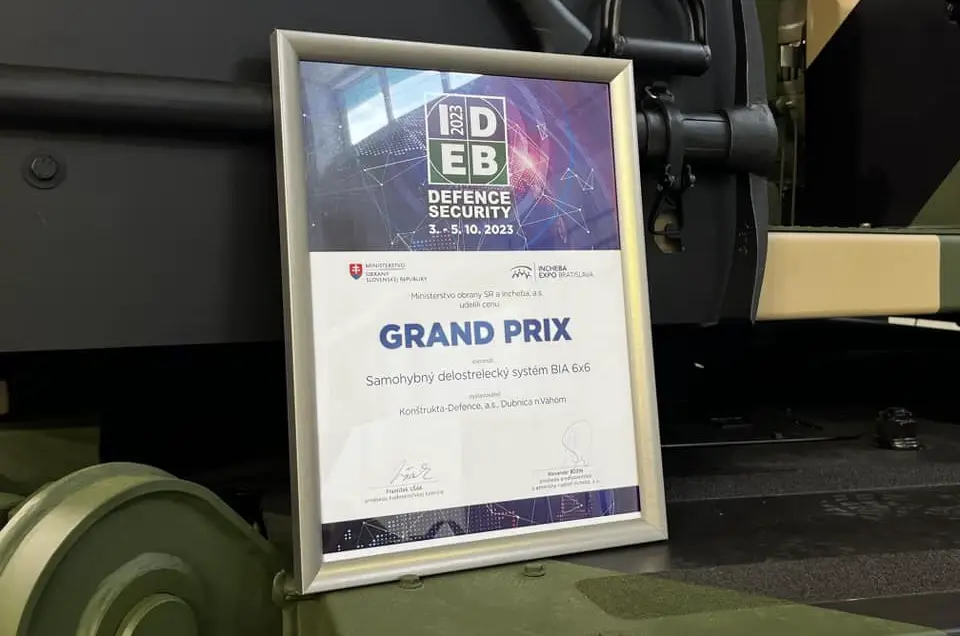 IDEB exhibition organizers decided to honor it with the “Grand Prix IDEB Defence & Security” award.