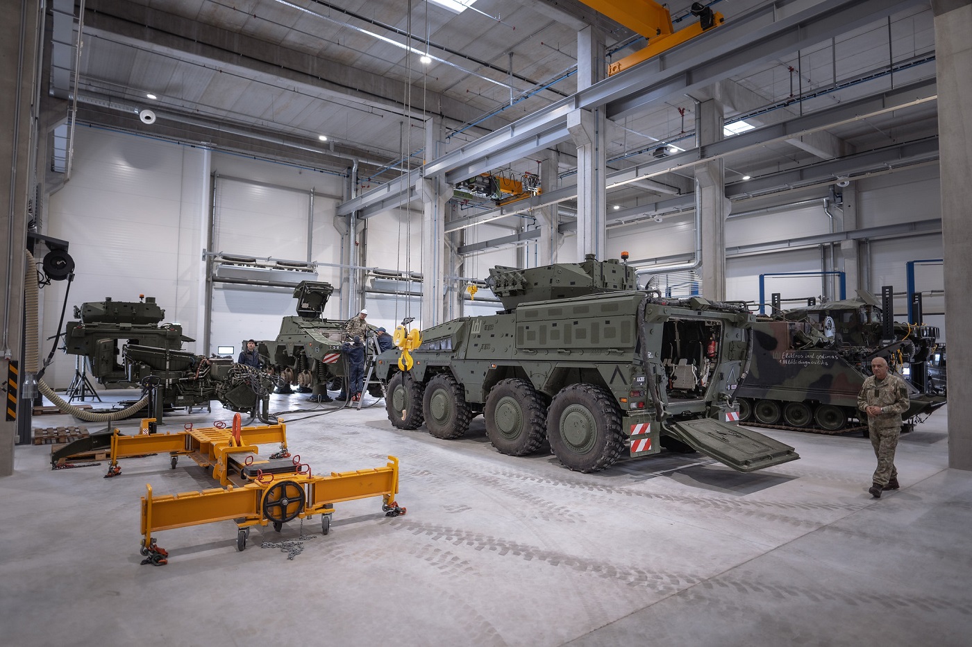 Lithuania Opens New Service Facility for Vilkas Infantry Fighting Vehicle