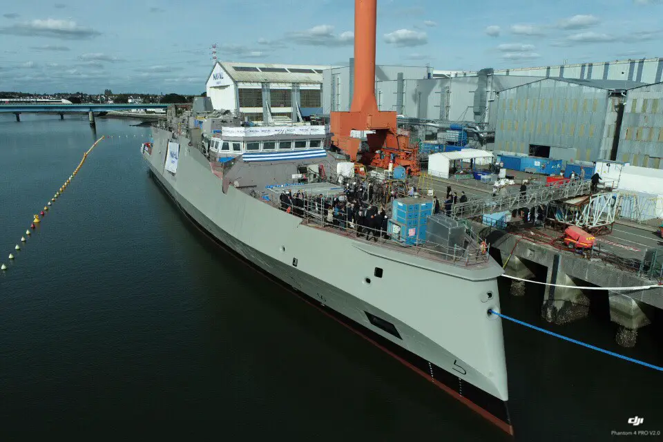 Naval Group Launches the Frigate HS Kimon, First FDI for the Hellenic Navy

