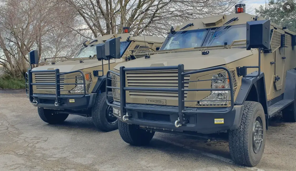 Sandcat Tigris Armored Vehicles