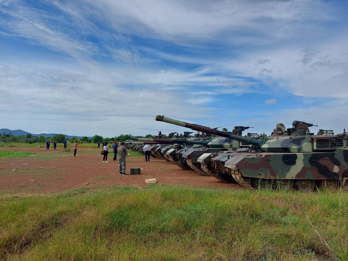 Royal Thai Army 21st Cavalry Battalion VT4 Main Battle Tanks