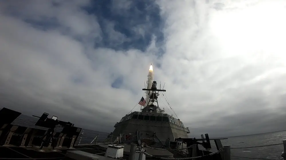 US Navy USS Savannah (LCS 28) Successfully Completes Live-Fire