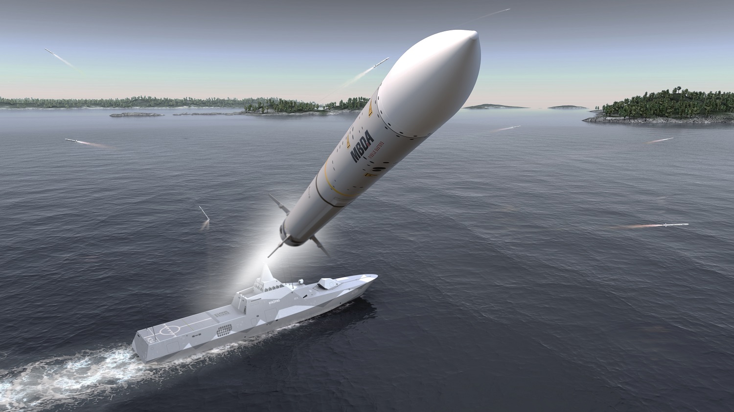 Royal Swedish Navy Orders MBDA’s CAMM Missiles for Visby-Class Corvettes