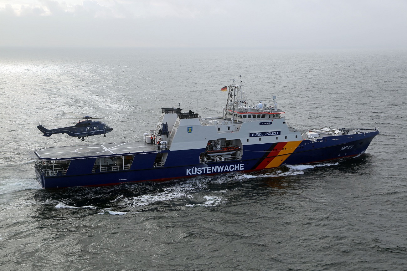 German Federal Police 86m Offshore Patrol Vessels "Potsdam" (BP81)