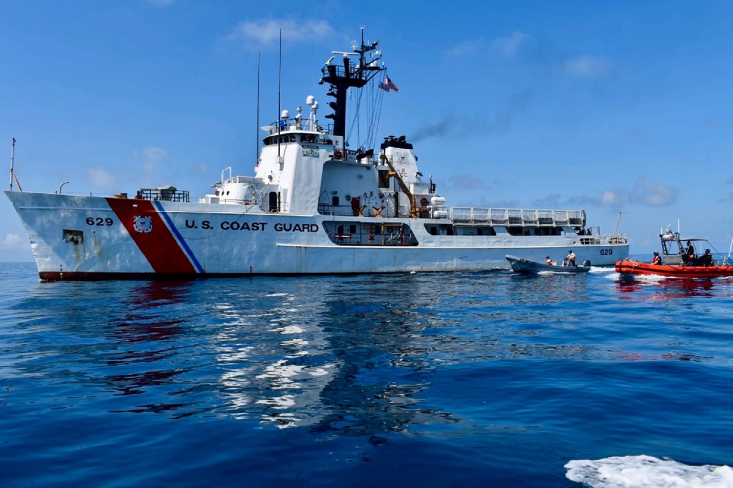 U.S. Coast Guard Reliance-class medium endurance cutter USCGC Decisive (WMEC 629)