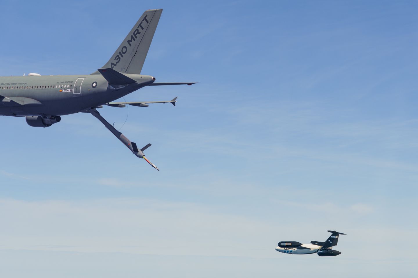Airbus Tests Technologies for Autonomous Air to Air Refuelling from MRTT Aircraft