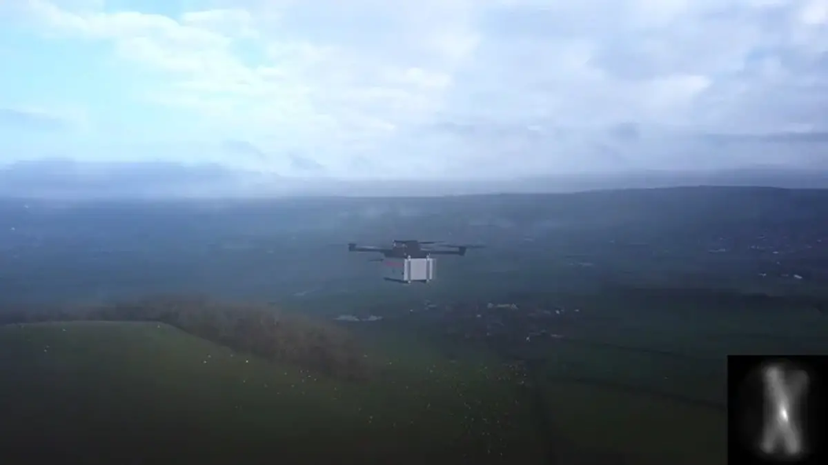 Aquark Technologies Demonstrates Airborne Cold Atom System on A Small Drone