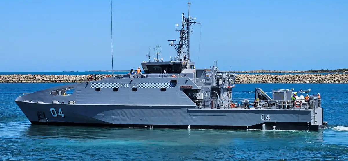Australia Delivers Guardian-Class Patrol Boat Nafanua III to Samoa