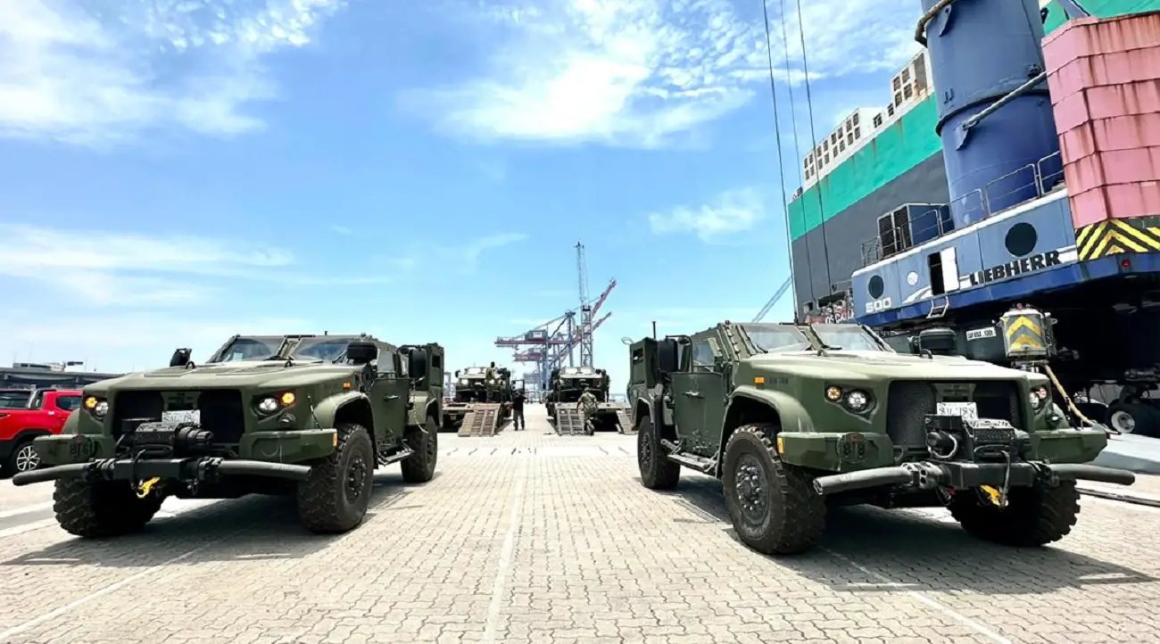 Brazilian Marine Corps Receive Four New Joint Light Tactical Vehicles
