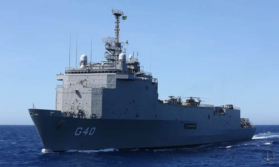 Brazilian Navy Acquires New Satellite Communications for Landing Platform Dock NDM Bahia