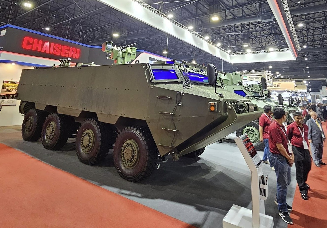 Chaiseri Defense Unveils New 8x8 Armoured Wheeled Amphibious Vehicle (AWAV)