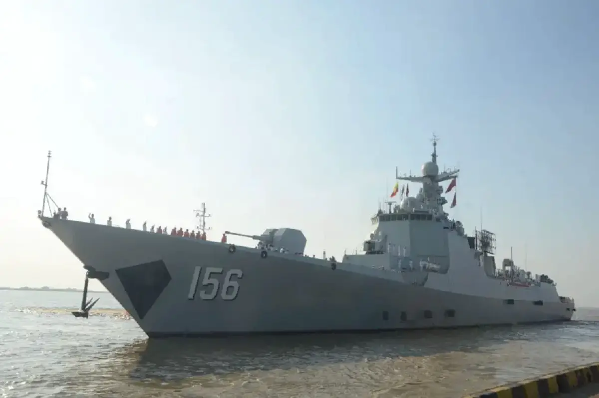 Chinese People's Liberation Army Navy Type 052DL destroyer Zibo