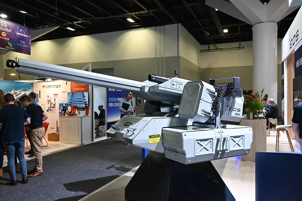 EOS Unveils R800 Remote Weapon System with Laser Dazzler at INDO PACIFIC 2023