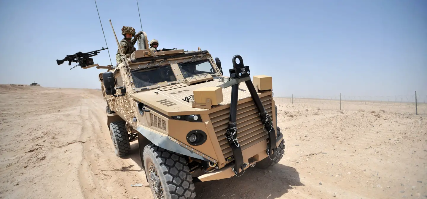 British Army’s Foxhound Vehicles Adapted for Command Roles with Advanced Communication Systems