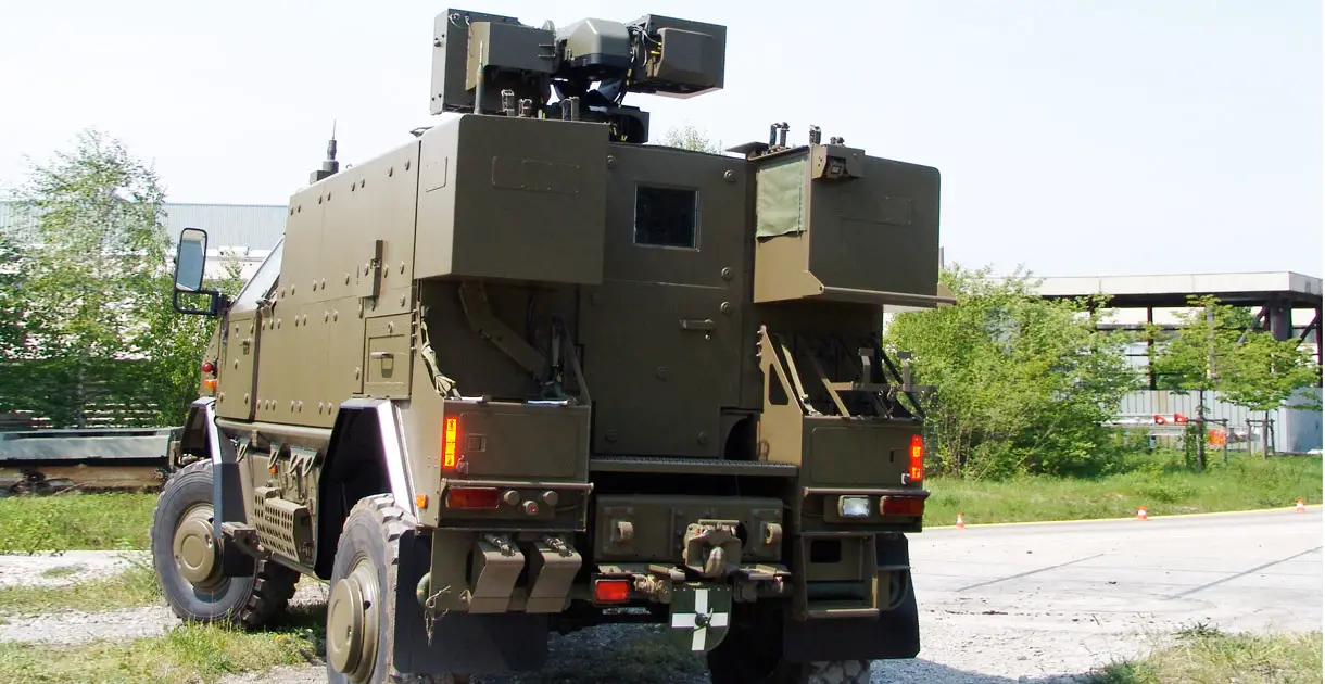 German Army KMW Dingo 2A4.1 Protected Command Vehicles 