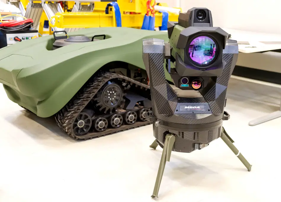 MBDA Deutschland is developing the MILOS-P laser for infantry and for installation on an unmanned ground vehicle.