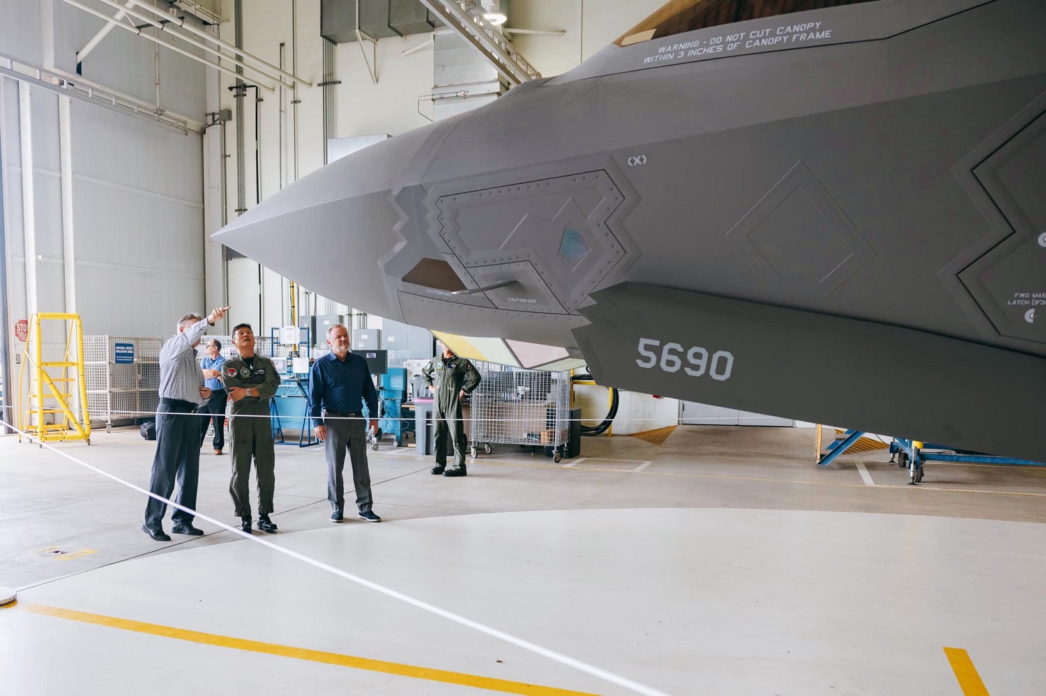 Republic of Singapore Air Force Team Visited Lockheed Martin’s F-35 Facility