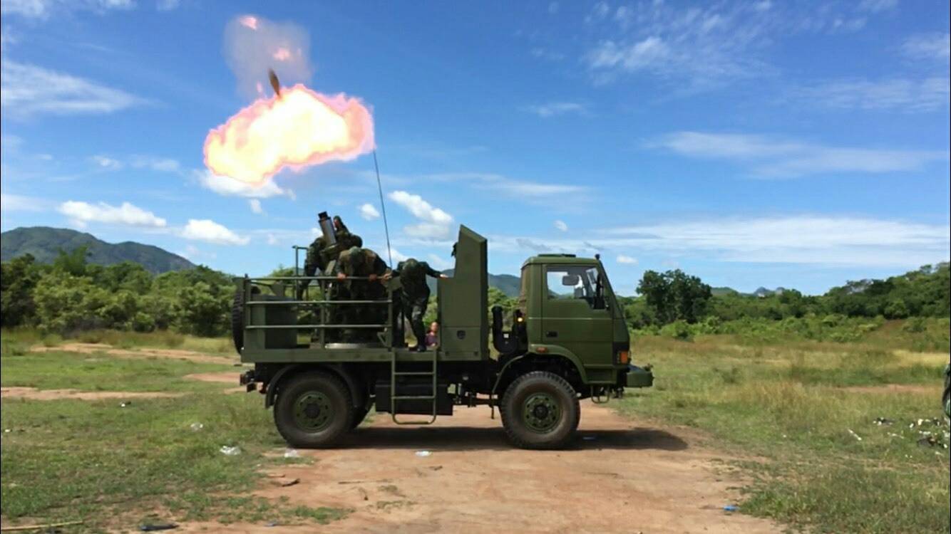 Royal Thai Army M361 Autonomous Truck-Mounted Mortar (ATMM)