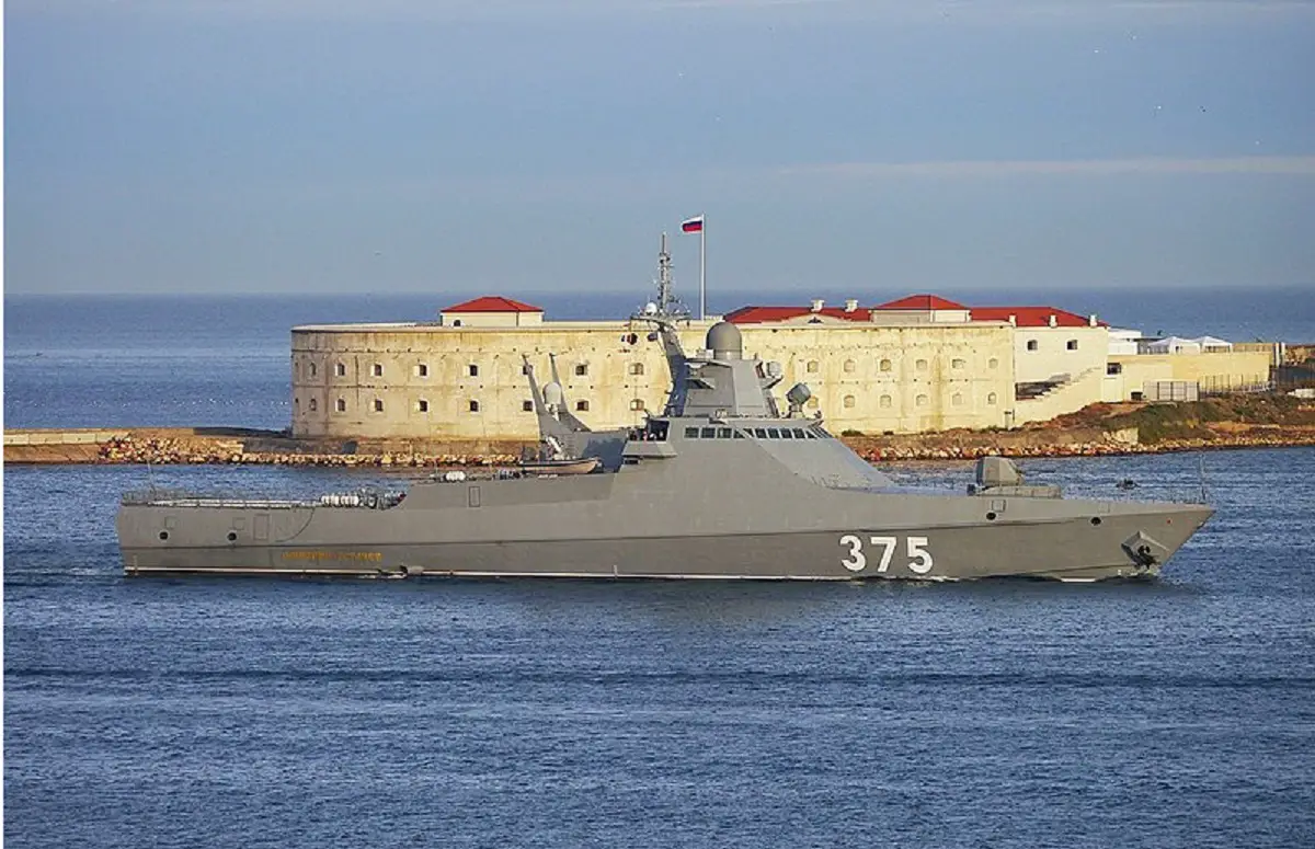 Russian Navy project 22160 patrol ship Dmitriy Rogachev