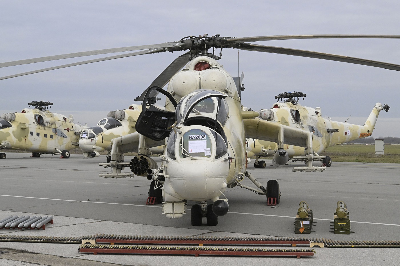 Serbian Armed Forces Acquire Mi-24P Hind Attack Helicopters Bought from Cyprus