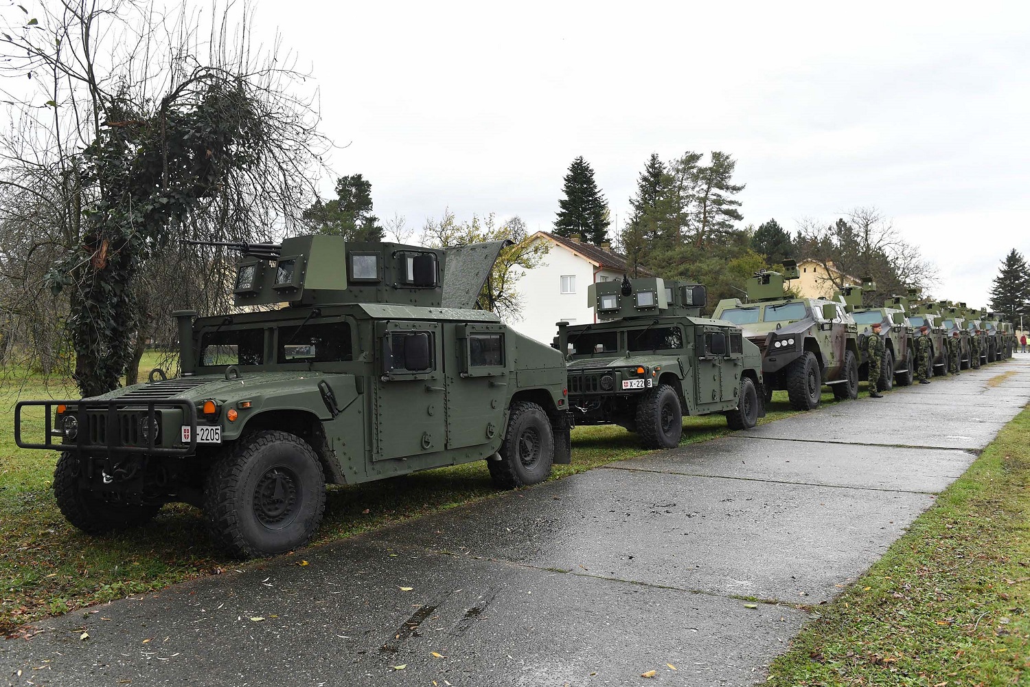 M1151A1B1 Humvee vehicles and BOV M16  multipurpose vehicle