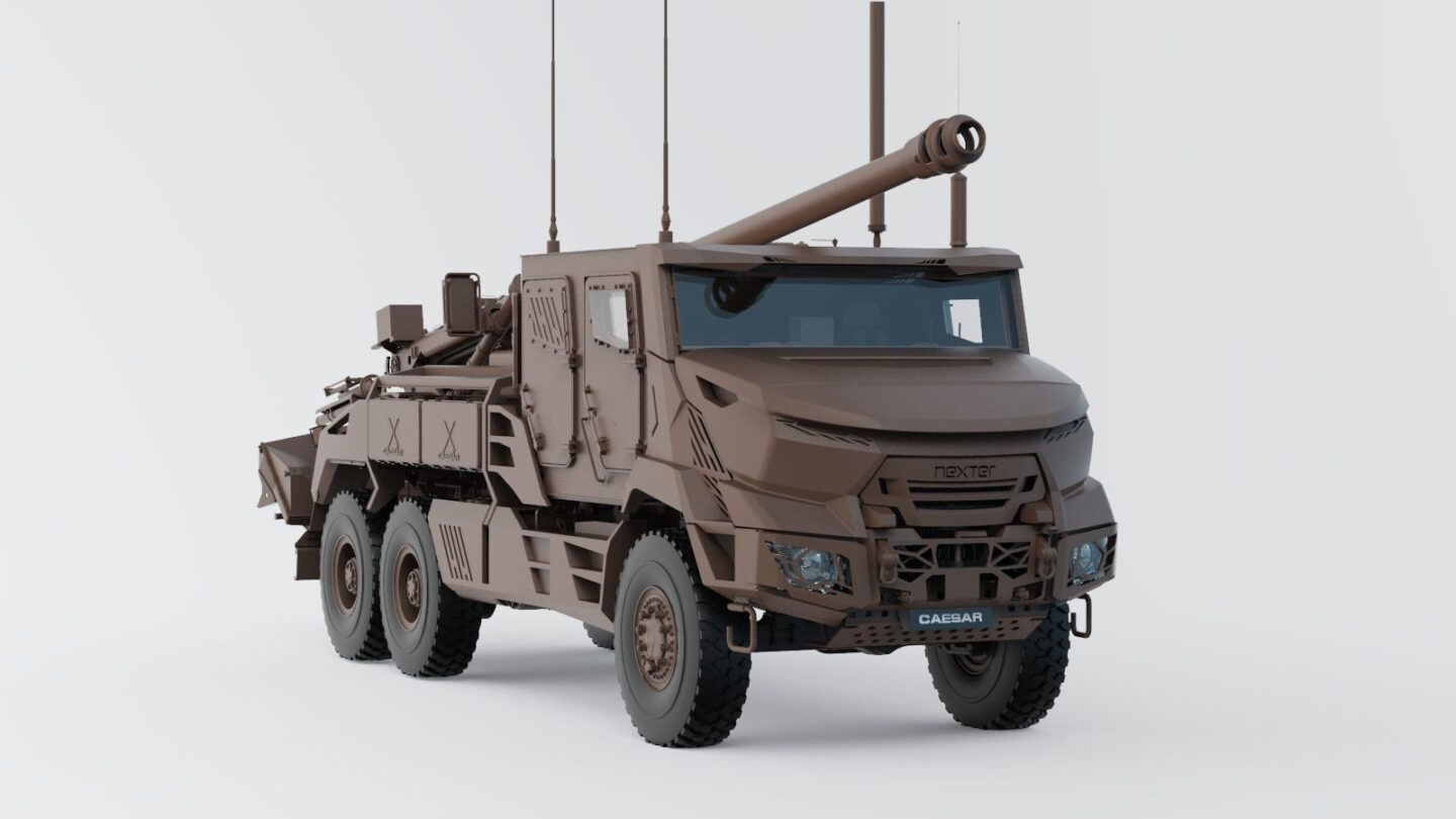 Nexter Caesar Mk II new-generation self-propelled howitzer