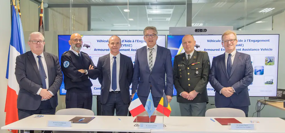 Launching of Pre-Design Phase of Véhicule Blindé d’Aide à l’Engagement (VBAE) Programme with Signature of VBAE contract