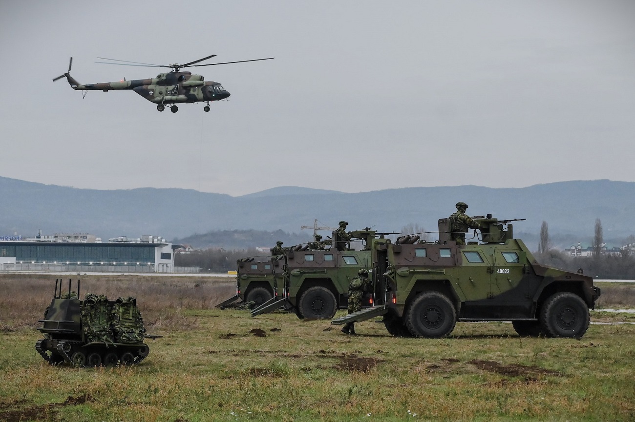 Demonstration of Armament and Capabilities of Serbian Armed Forces Units in Niš