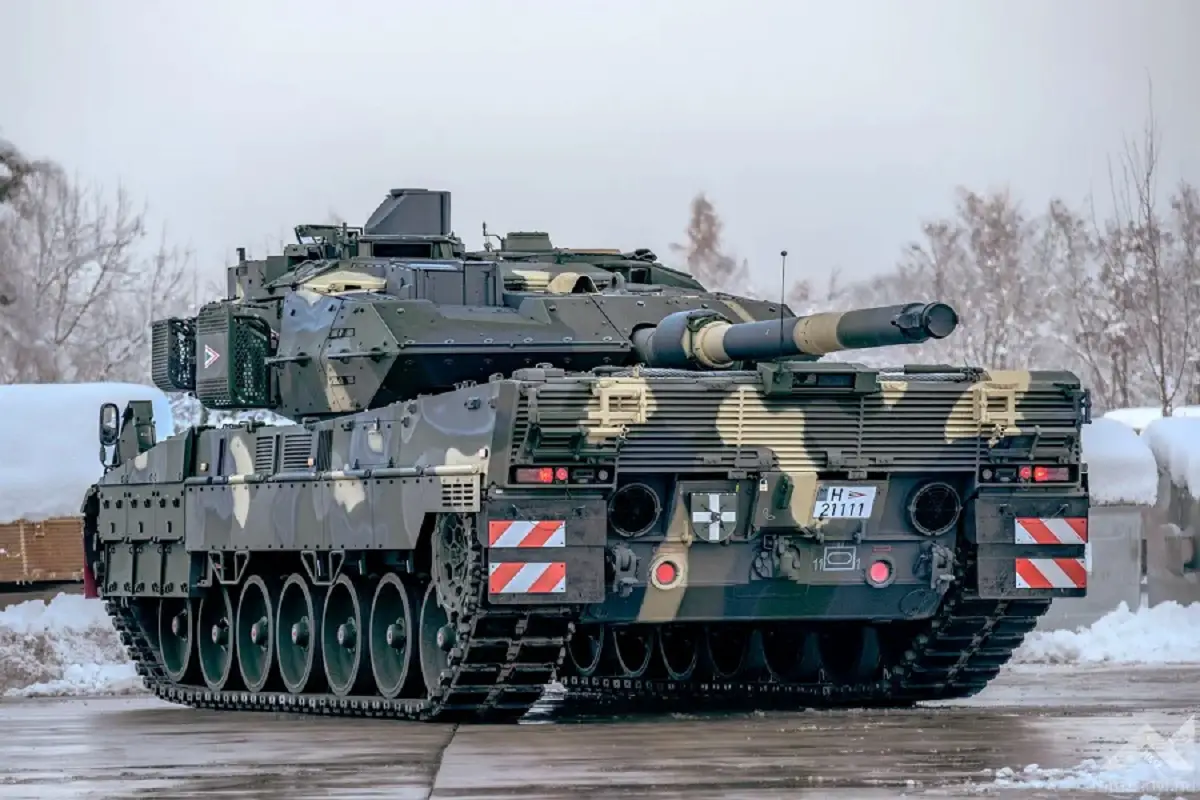 Hungarian Army Leopard 2A7HU Main Battle Tanks