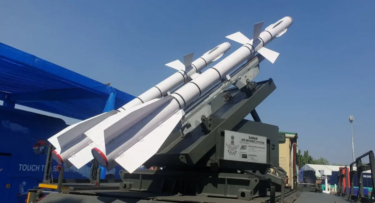 Indian SAMAR-2 air defense system for the R-27ET missiles. (Photo by Open Source)