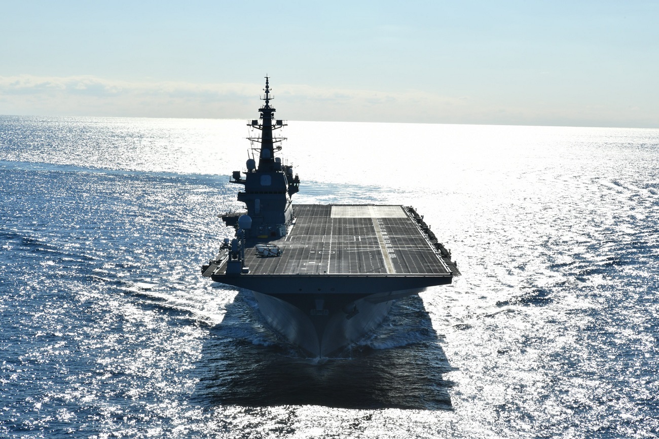 Japan Maritime Self-Defense Force Unveils Photos of Refitted Izumo-class Carrier