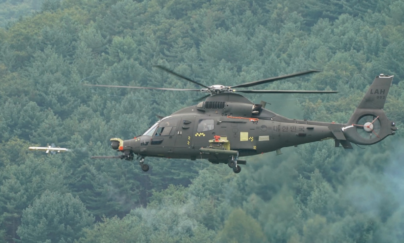 KAI LAH (Light Armed Helicopter) compact twin-engine combat helicopter.