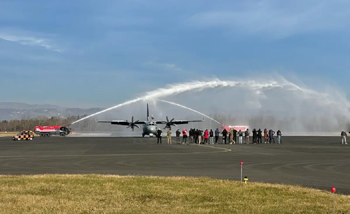 Leonardo Delivers First C-27J Spartan Next Generation Aircraft to Slovenia