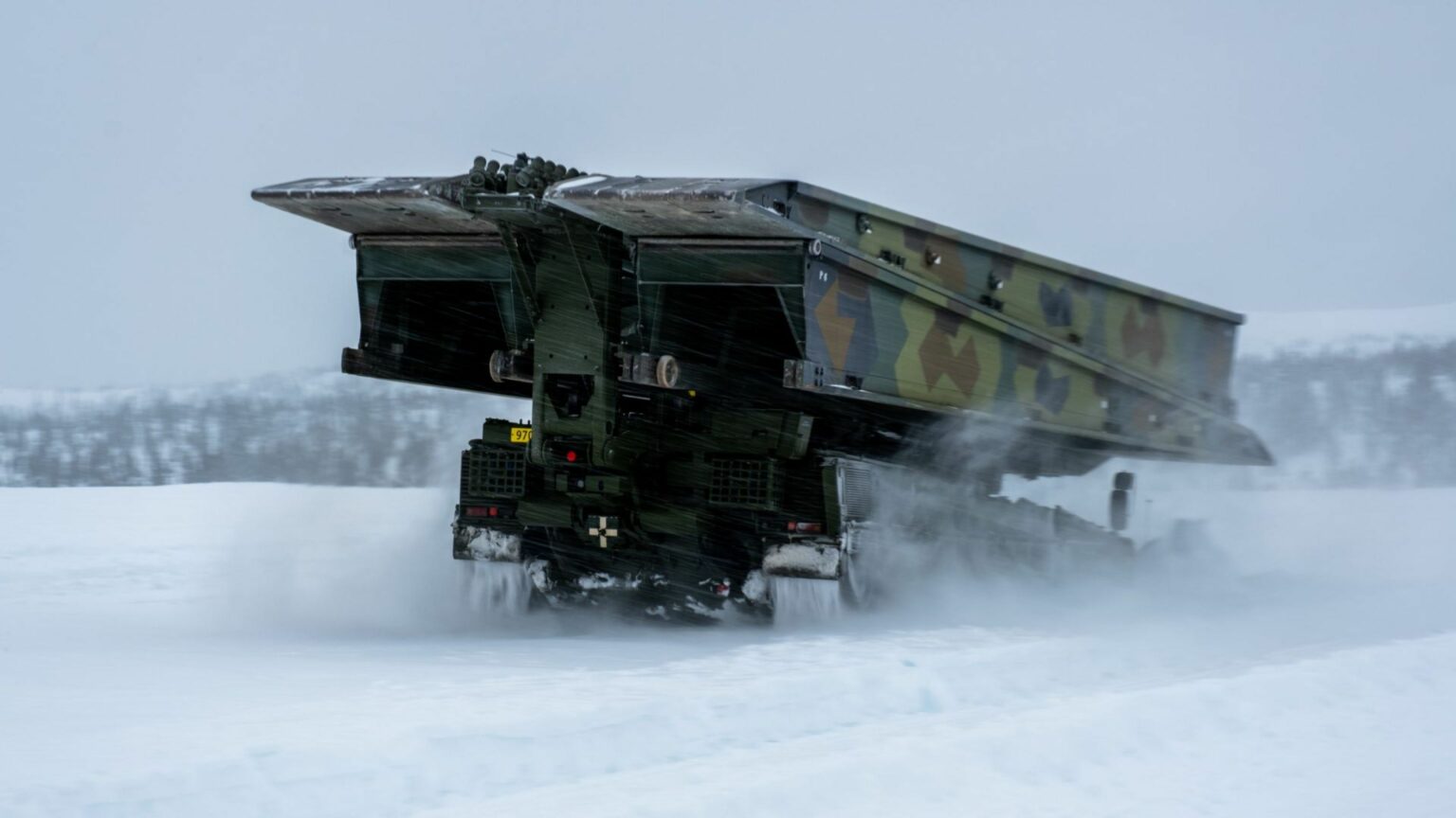 Norwegian Army Receives Leopard 2-based Leguan Armored Vehicle Launched Bridges (AVLBs)