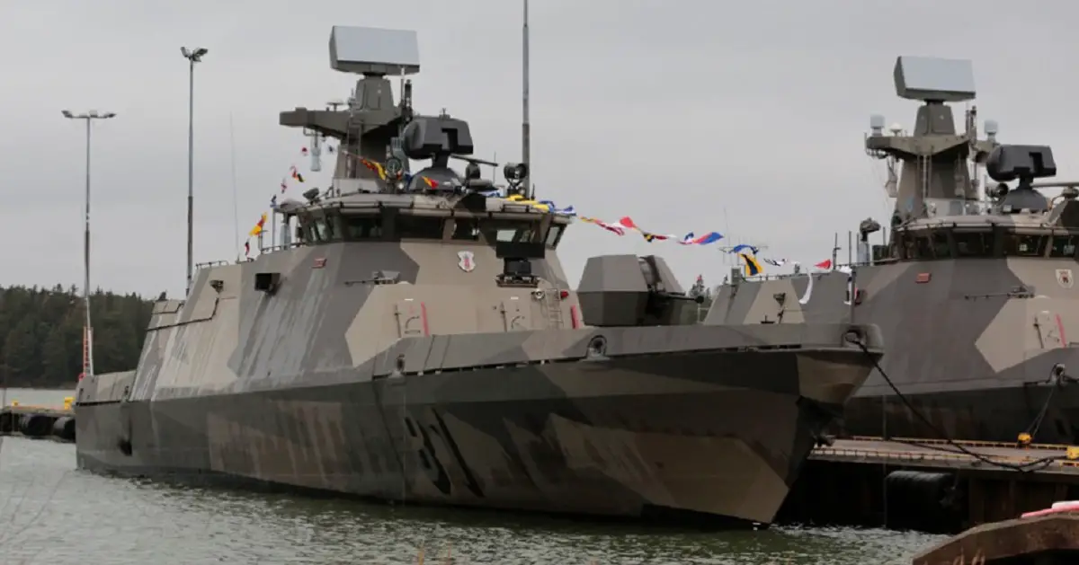 Finnish Navy’s Hamina-class missile boat
