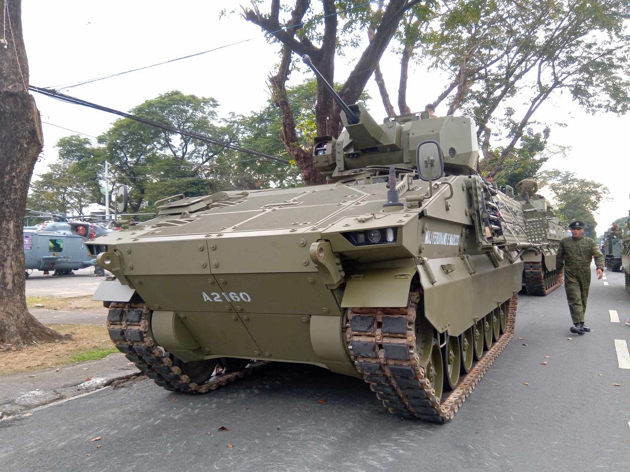 ASCOD Command Post Armored Vehicle of the Philippine Army. 
