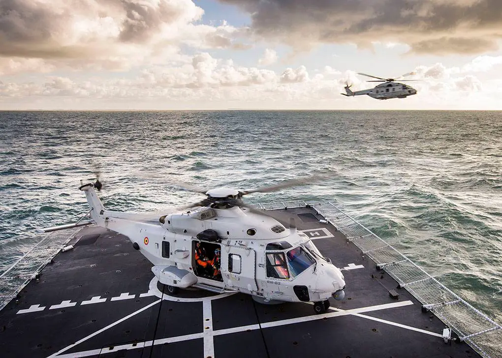  Royal Netherlands Navy NHIndustries NH90 Maritime Helicopters. (Photo by  Netherlands MoD)