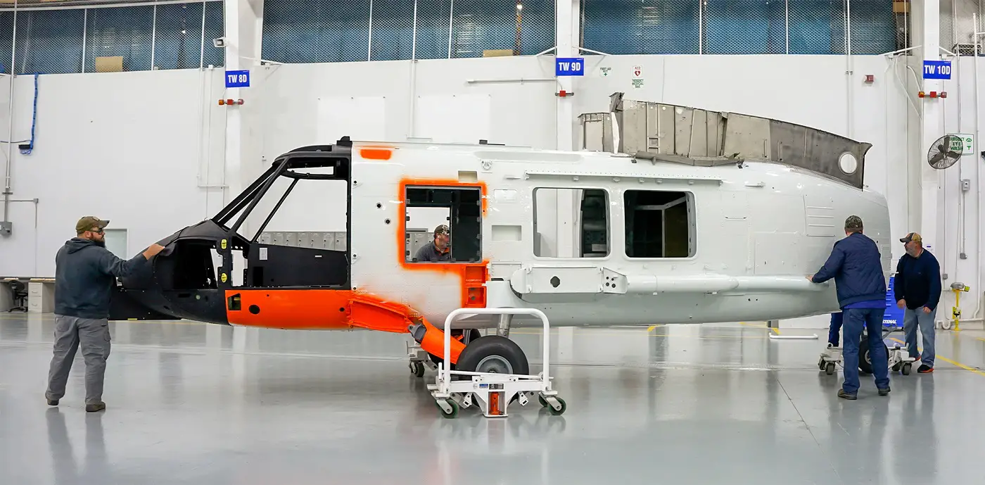 Sikorsky Delivers First Replacement MH-60T Jayhawk Helicopter Airframe to US Coast Guard