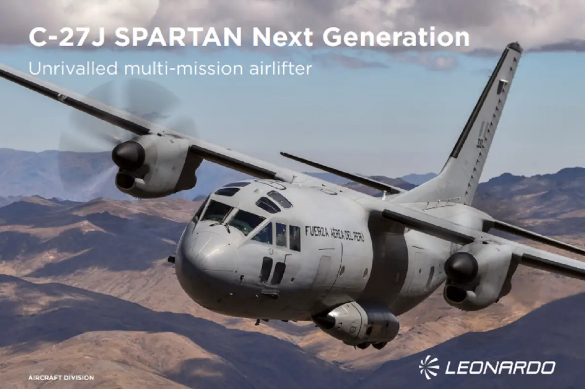 Leonardo C-27J Spartan Global Fleet Achieves 250000 Flight Hours in Operations