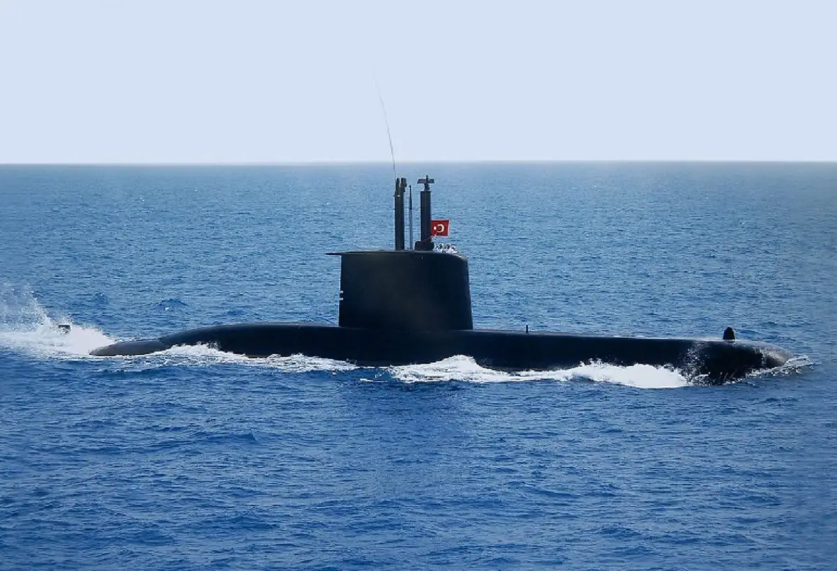 Turkish Navy Submarine TCG Preveze to Launch Roketsan Akya Heavyweight Torpedo