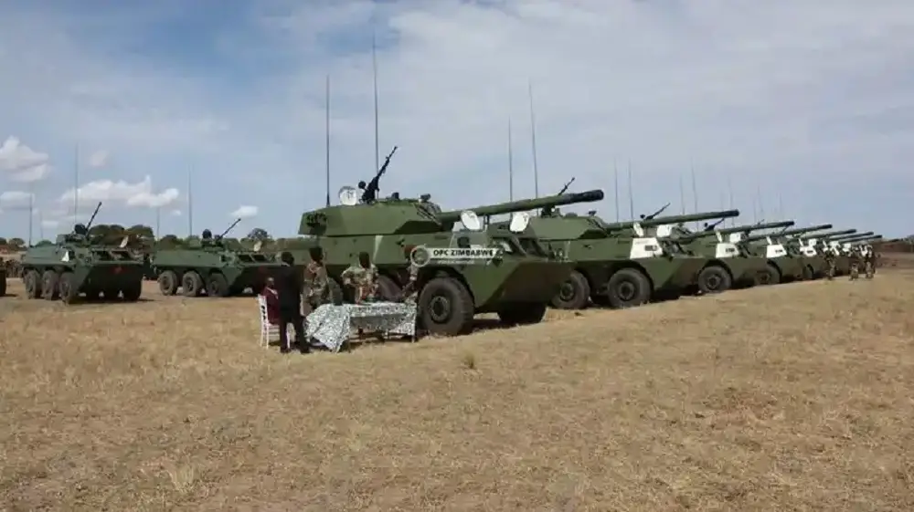 Zimbabwe National Army WMA301 Fire Support Vehicles (FSVs) 