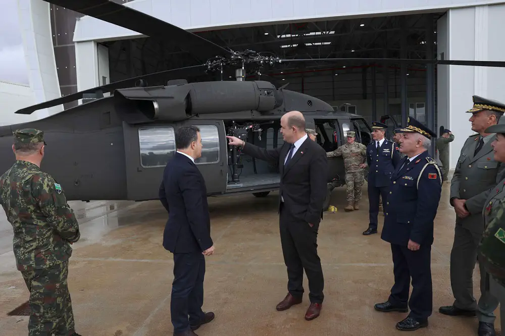 Minister of Defense Niko Peleshi were at the Farka Air Base, where he closely saw the two Black Hawk helicopters arriving recently in Albania.