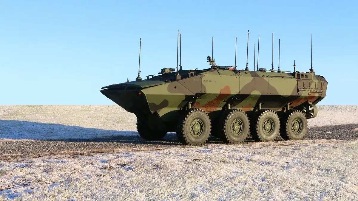  U.S. Marine Corps Amphibious Combat Vehicle Command and Control (ACV-C) variant. (Photo by BAE Systems)