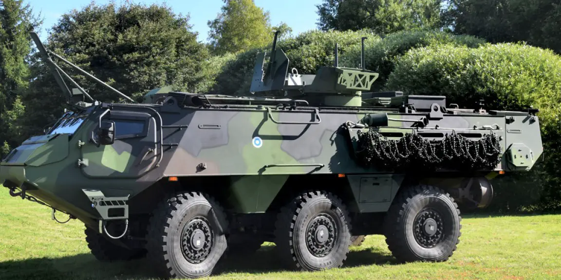 The Finnish Defence Forces purchase Patria 6x6 armoured vehicles as a part of the multinational Finland-led CAVS (Common Armoured Vehicle Systems) programme that also features Latvia, Sweden, and Germany. 