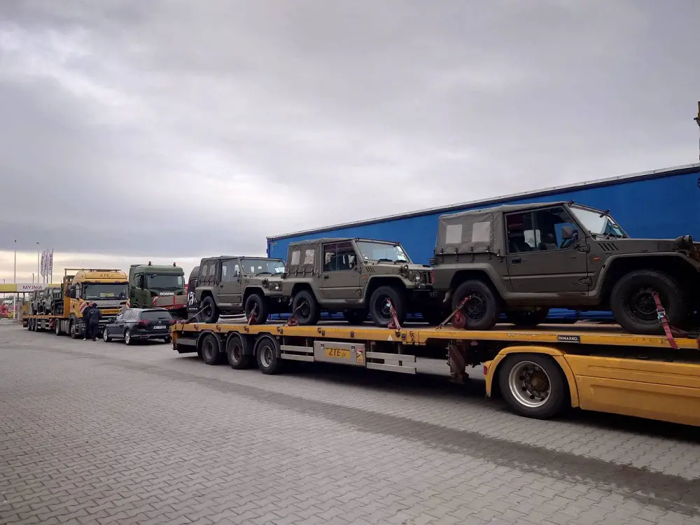 Japan delivers military vehicles to Ukraine