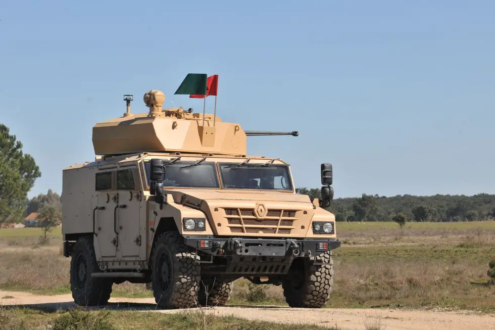 Arquus Sherpa Light tactical vehicle equipped with a Cockerill CPWS turret.